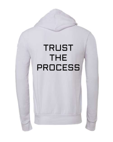 Hooded Sweatshirt with Block "Trust the Process" - Image 3