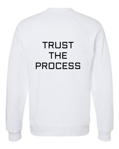 Crewneck Sweatshirt with Block "Trust the Process" - Image 3