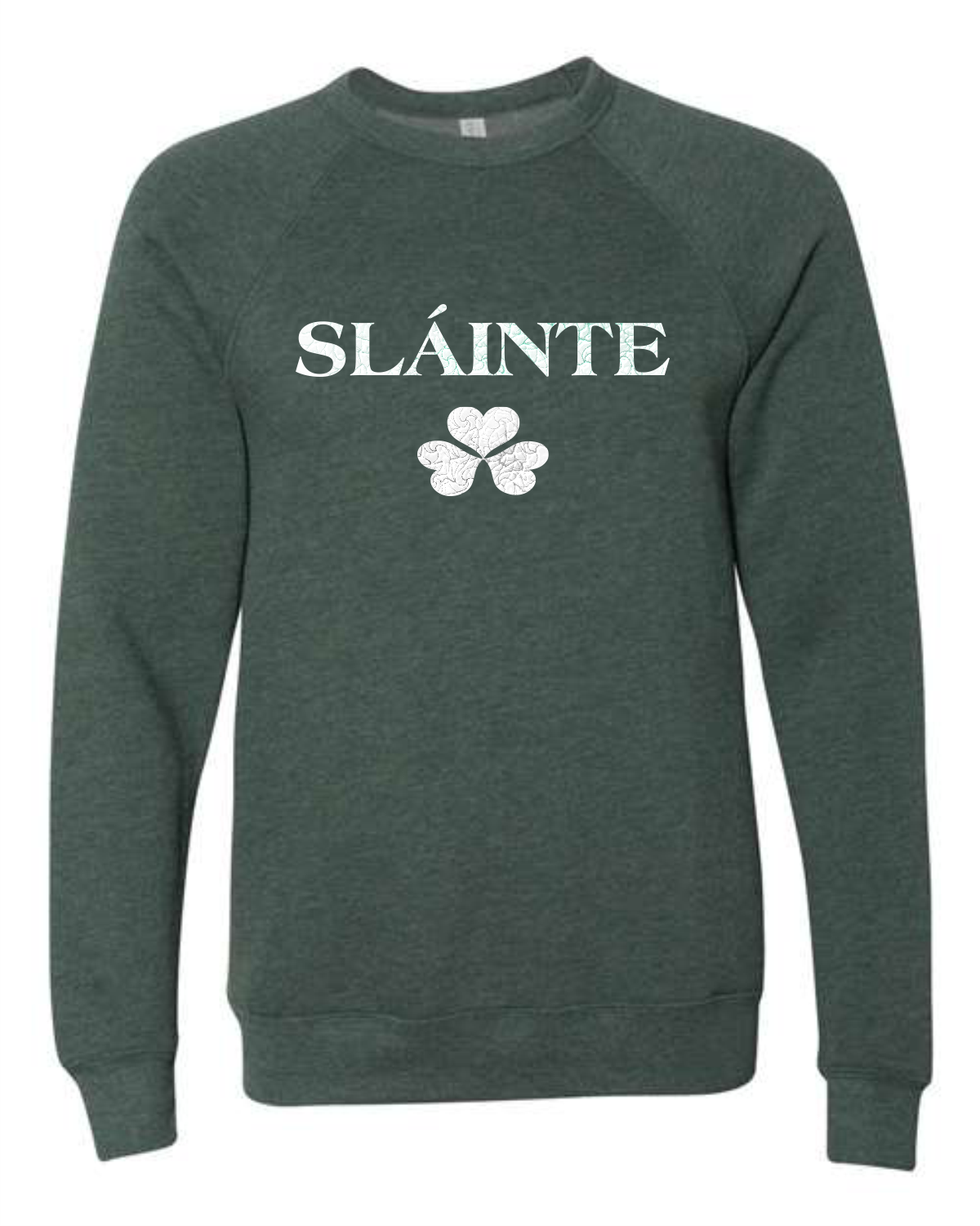 Slainte Shamrock Crewneck Sweatshirt - 2 colors - Image 2