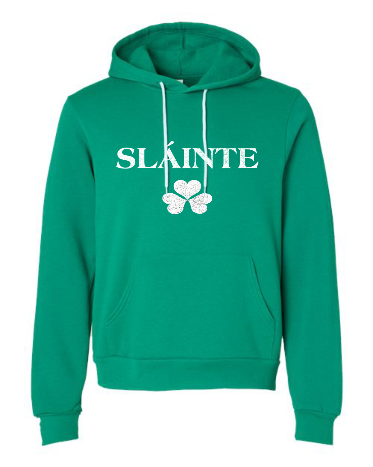 Slainte Shamrock Hooded Sweatshirt - 3 colors - Image 2