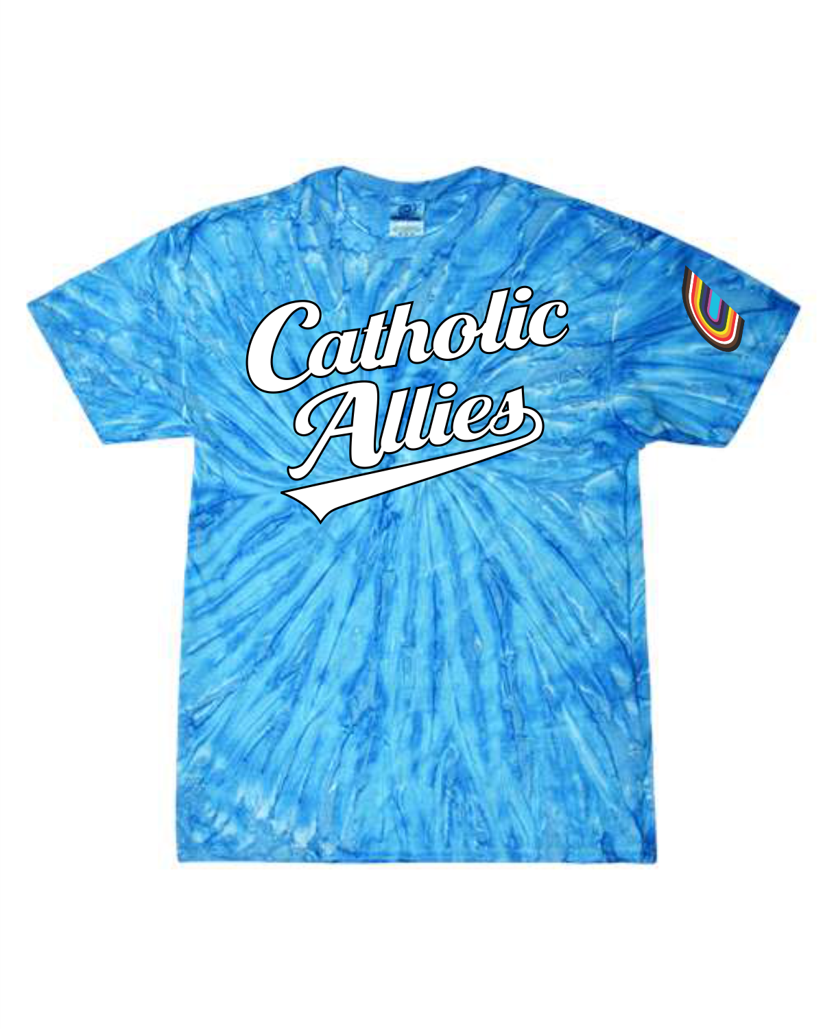 Catholic Allies Tie-Dye Shirt - Youth and Adult - Image 2