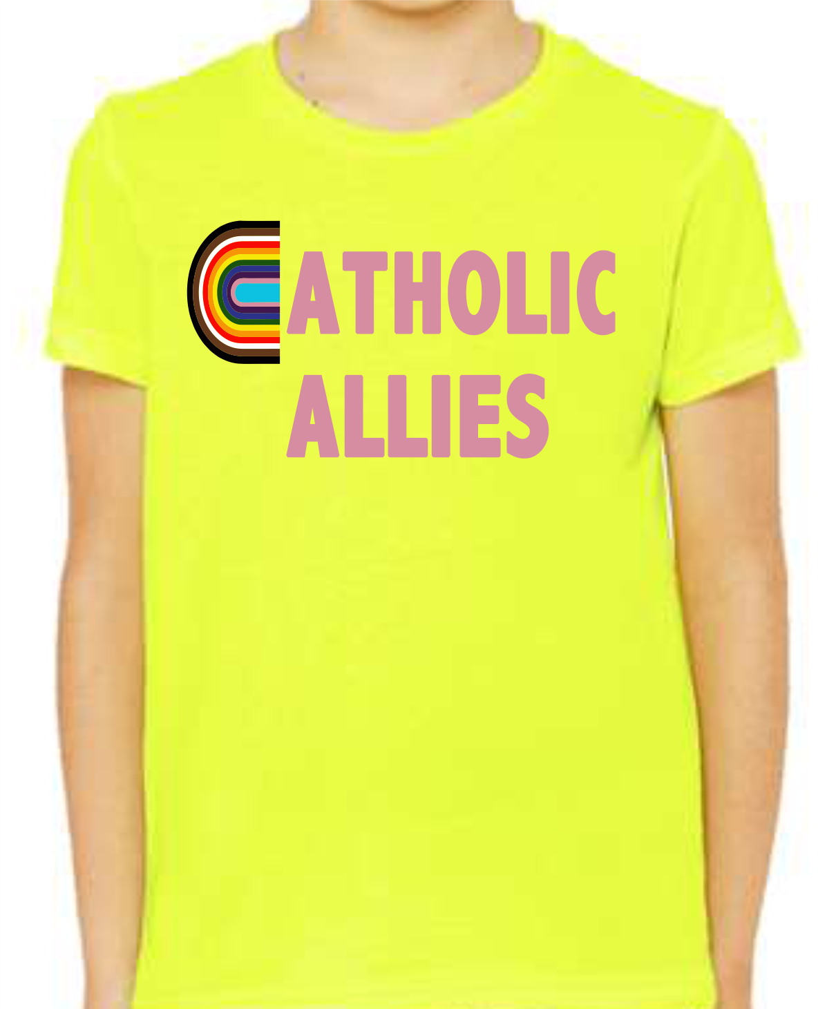Youth Catholic Allies T-Shirt : 4 colors - Image 3