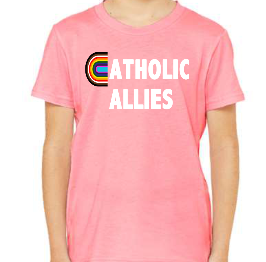 Youth Catholic Allies T-Shirt : 4 colors - Image 4
