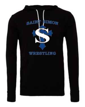 St Simon Wrestling Hoodie - Available in black or gray