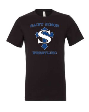 St Simon Team Wrestling T-Shirt   Available in royal, black or gray