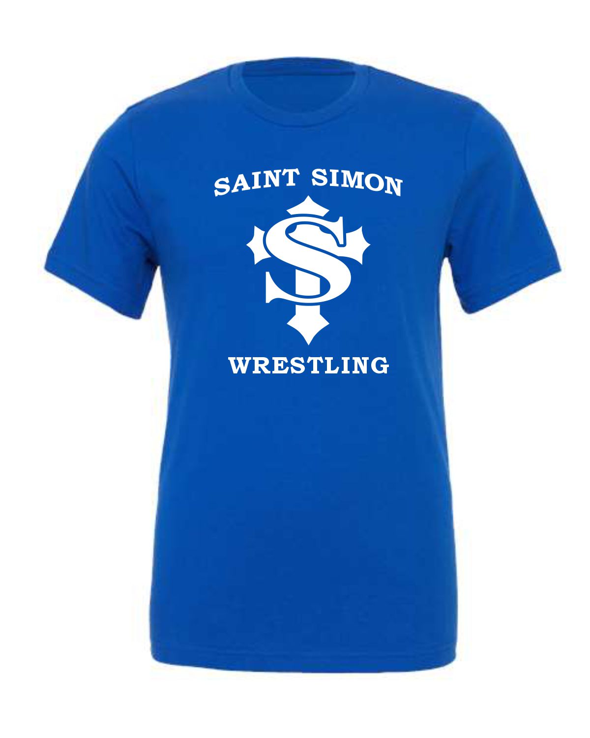 St Simon Team Wrestling T-Shirt   Available in royal, black or gray - Image 2