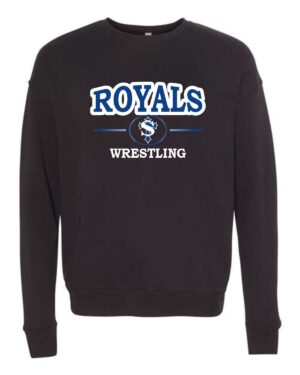 "Royals Wrestling" Crewneck Sweatshirt - Black or gray