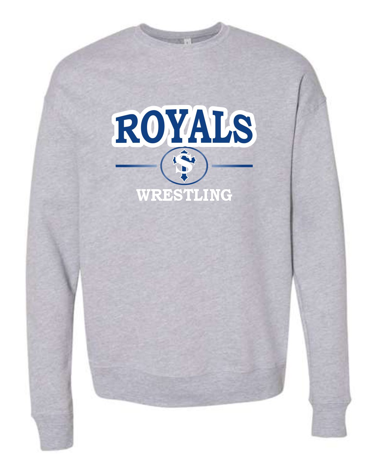 "Royals Wrestling" Crewneck Sweatshirt - Black or gray - Image 2