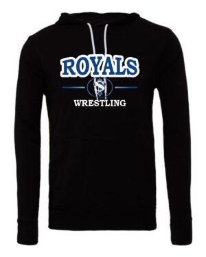 "Royals Wrestling" Hoodie - Available in black or gray