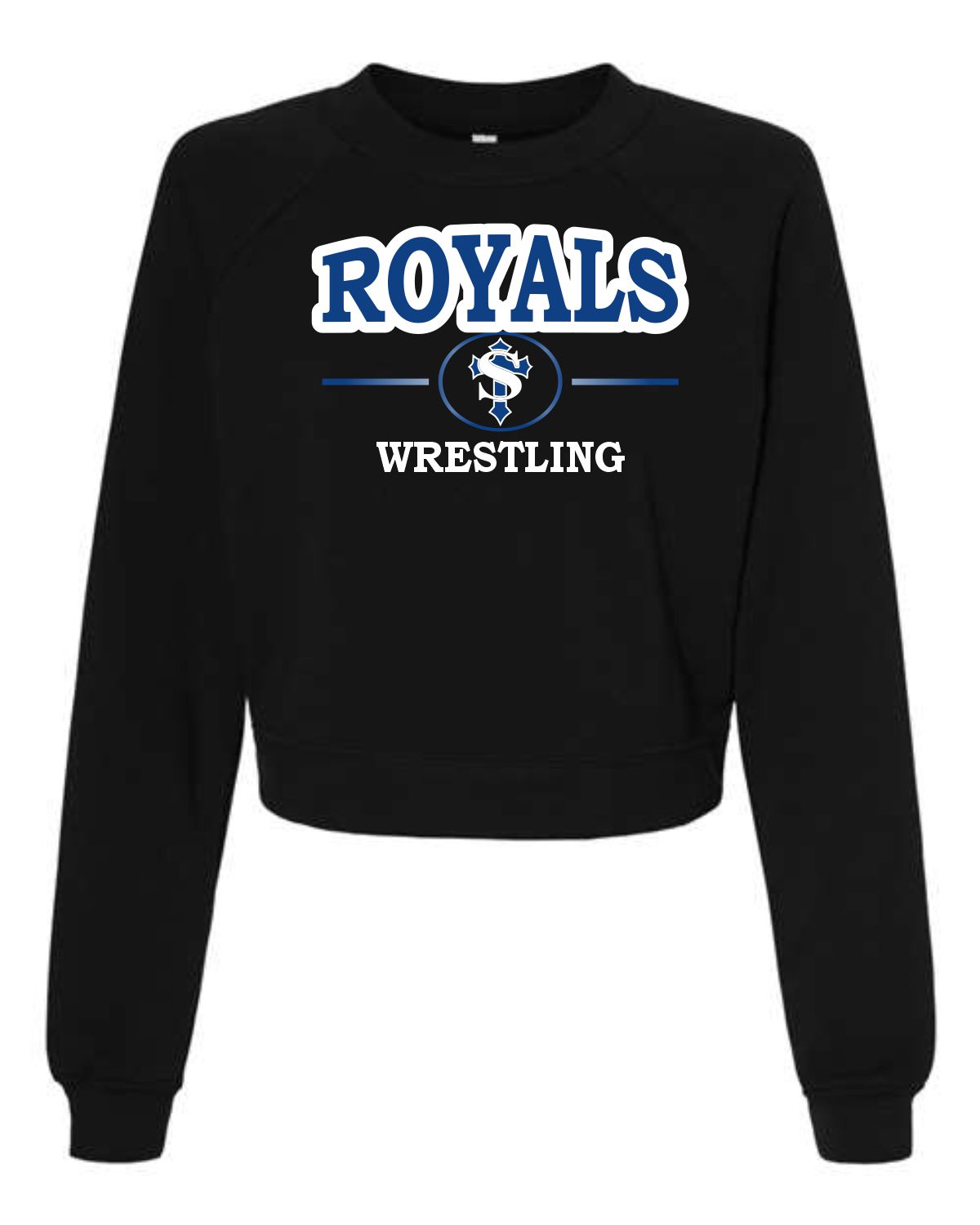 "Royals Wrestling" Womens Raglan Pullover Fleece